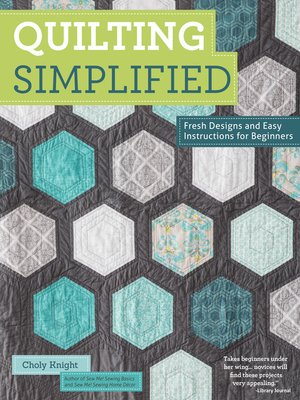 cover image of Quilting Simplified